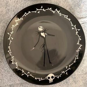 Set of 4 Jack Skellington dinner plates